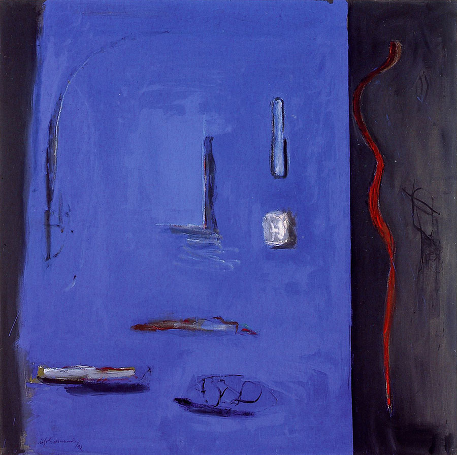 Blau intens i objectes, 1992