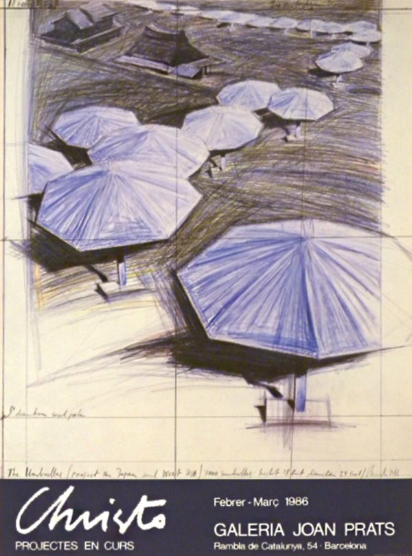 the umbrellas